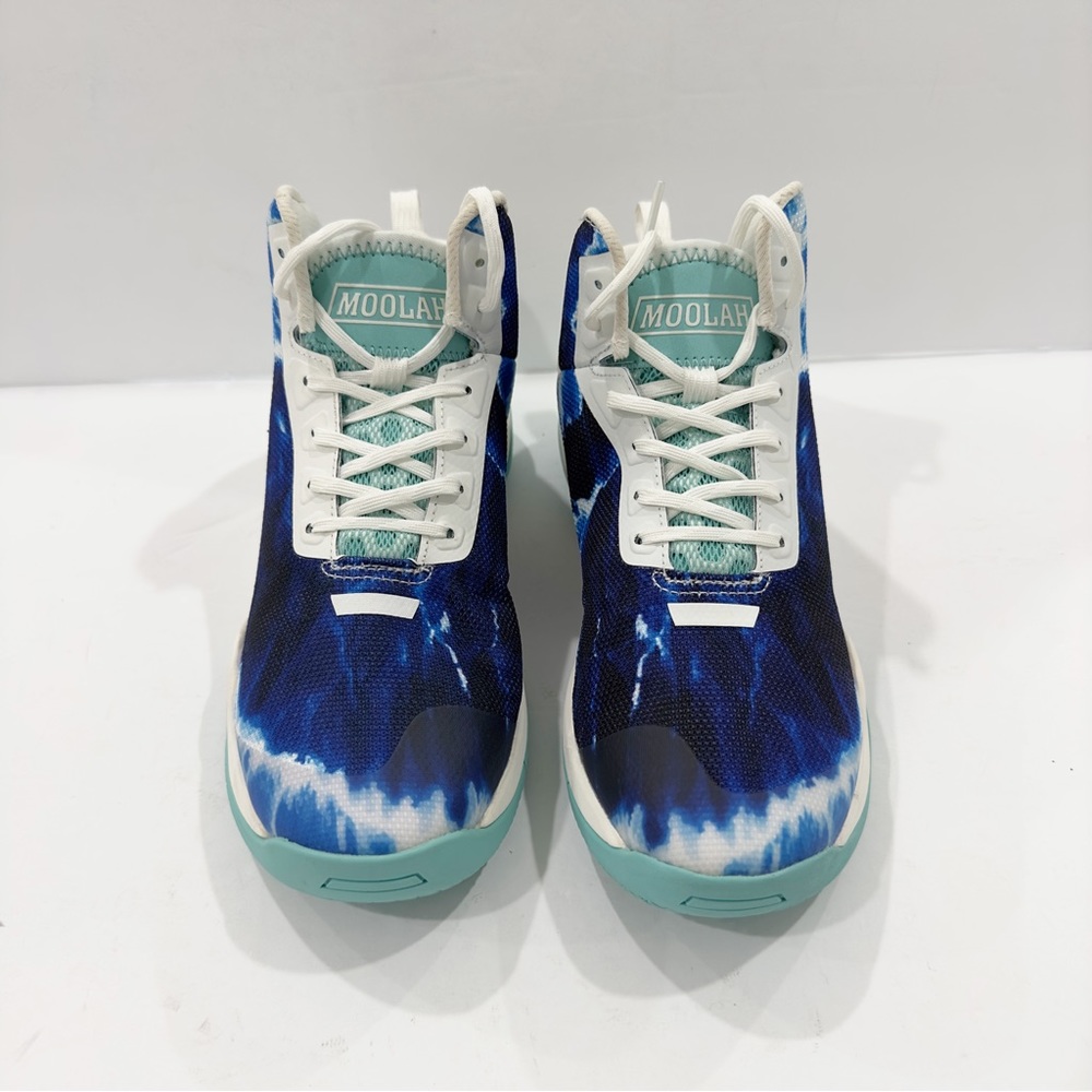 Moda Women's Blue and White Sneakers - Picture 3 of 7